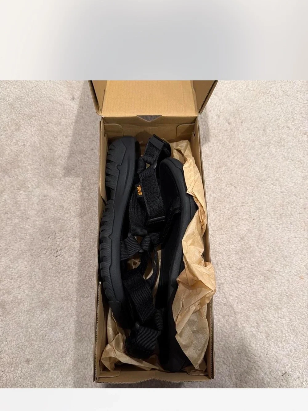 Teva Black Strappy Sport Sandals HURRICANE XLT2 women size 9